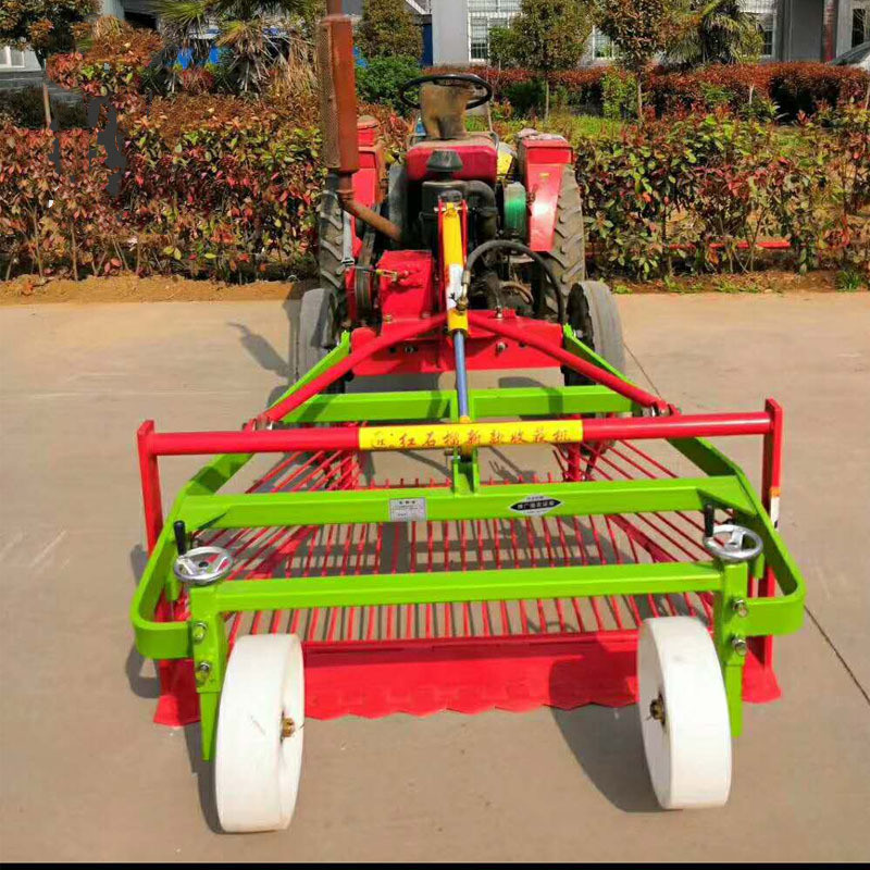 1.3米宽18马力小四轮前置大蒜收获机6行大蒜收割机挖蒜机不压蒜