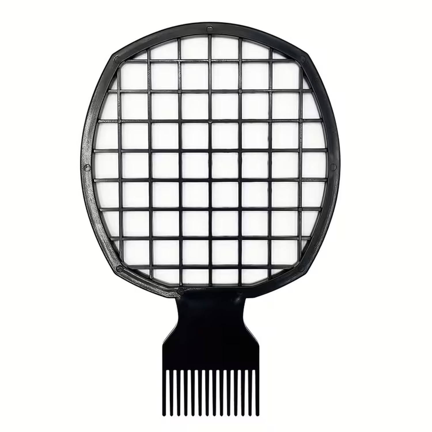 Peine de dientes anchos, peine para peinar el cabello hacia atrás, peine alisador, peine para separar el cabello, peine de maquillaje, peine de estilismo, peine de dientes anchos negro