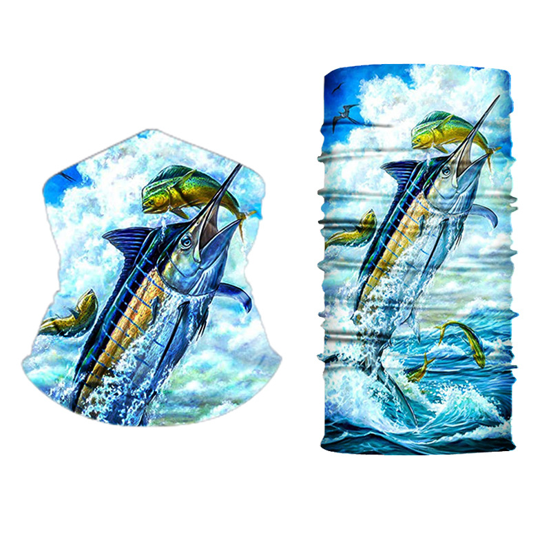 Xunhui sin costuras de alta elástico Lycra pañuelo transfronterizo Amazon montar protección solar Deportes al aire libre a prueba de viento mágico pañuelo en la cabeza