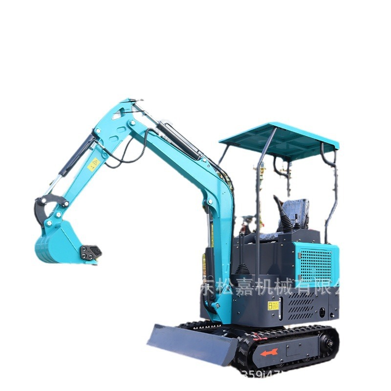 la pequeña excavadora con estructura giratoria pequeña sin cola se puede utilizar para excavar la fundación del invernadero de huerto, micro excavadora, agujero de perforación, excavadora pequeña