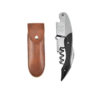 Manufacturer Wholesale Ebony Bottle Opener, Wine Knife, Beer Red Wine, Simple Kitchen Tool, Labor-Saving Bottle Opener