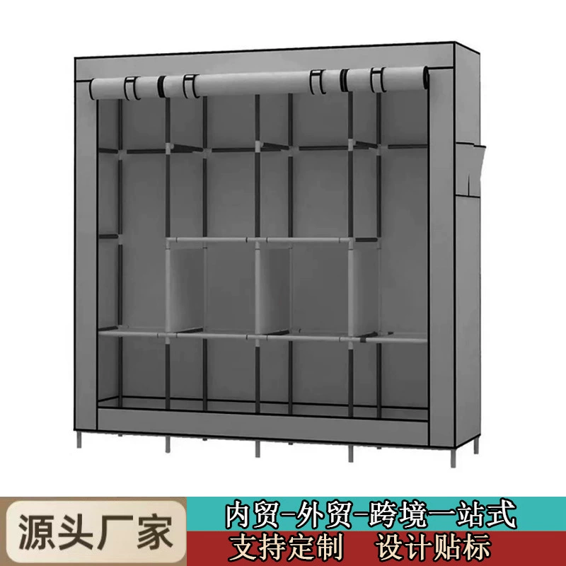 Внешняя торговля Специально для простого гардероба Комбинированные шкафы Подвесные шкафы на молнии Дверные шторы закрытые шкафы Гардероб Подвесные шкафы