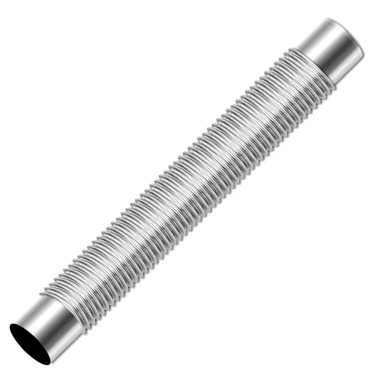 Buxiu steel stove pipe exhaust pipe heat burning accessories foldable elbow windproof pipe corrugated pipe