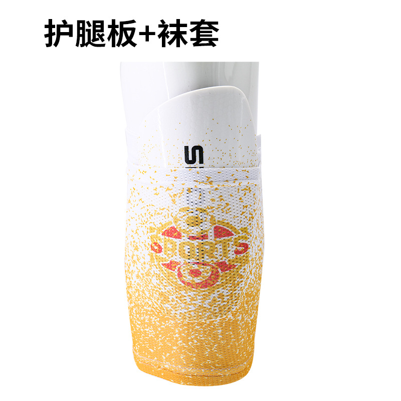Protector de pierna de fútbol protector de pierna deportivo protector de calcetín de inserto grueso protector de pierna protector de pie spot al por mayor