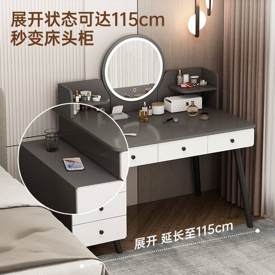Bedroom Dressing Table Simple Modern Makeup Cabinet New Small Storage Cupboard Factory Wholesale Cross-Border E-Commerce Factory