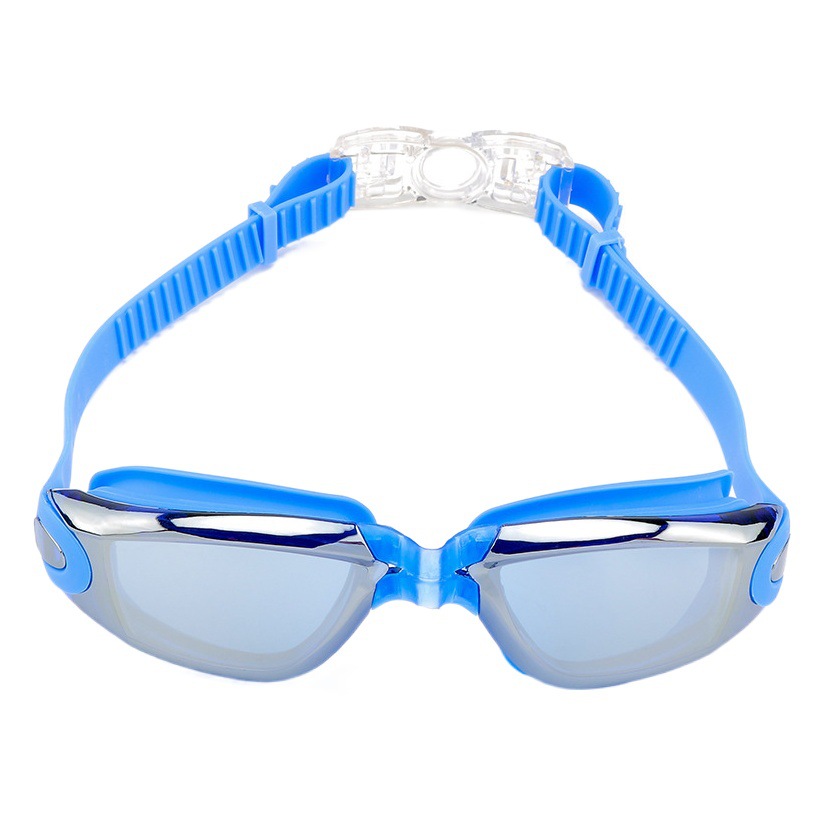 Ruihe Cross-border Adult Men's and Women's Colorful Electroplated Swimming Glasses Anti-fog Waterproof HD Silicone Case Swimming Goggles