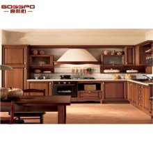 广州工厂定制美式橱柜壁橱别墅全屋定制实木外贸整体厨房橱柜定做