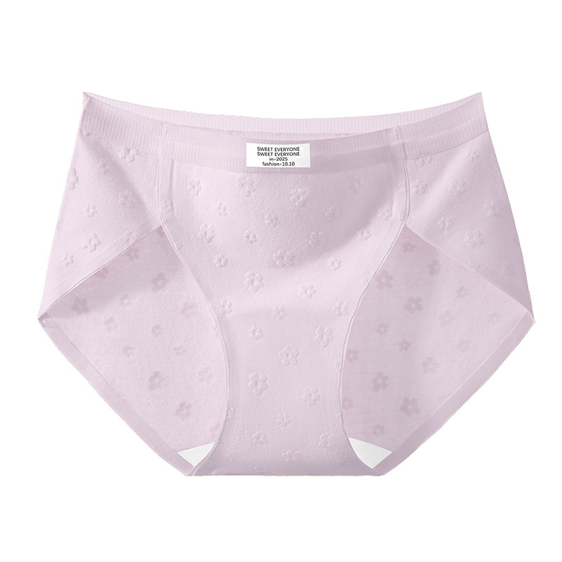Bragas de algodón sin costuras con horquilla alta, entrepierna antibacteriana de grado 10A, entrepierna de algodón puro, entrepierna transpirable y sin clip, entrepierna larga, ropa interior de mujer