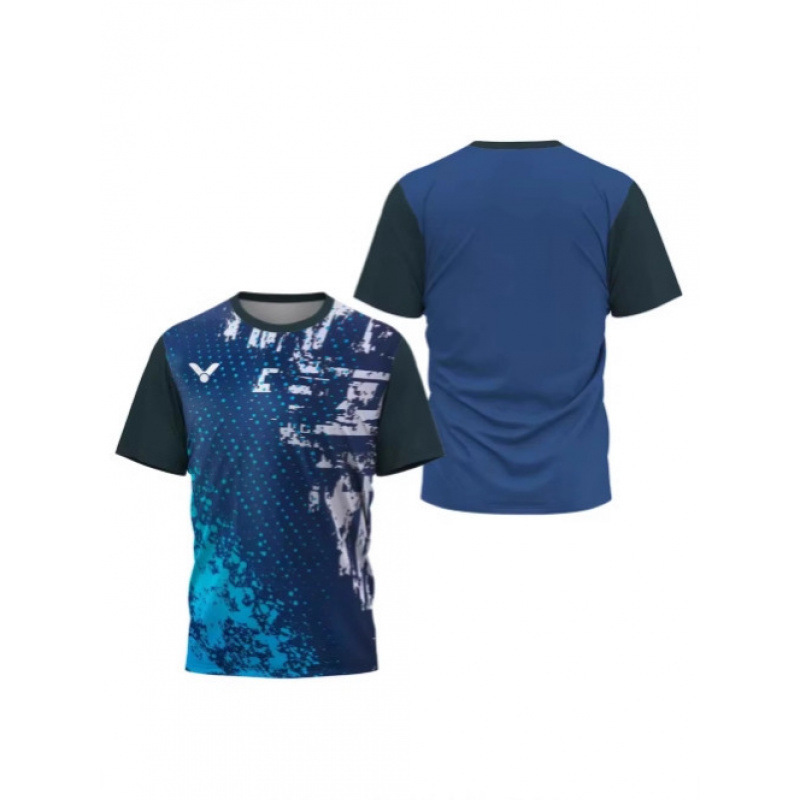 Men's Breathable Tennis Badminton Sweatshirt Fashionable Sportswear Fitness Short-Sleeved Outdoor Sports Uniform 2025 T-Shirt