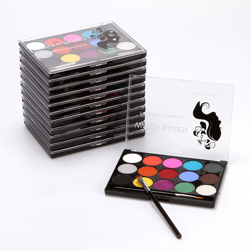 Hot Selling 15 Colors Water-Soluble Pigments Body Painting Cream Halloween Makeup Christmas Face Paint Face Painting