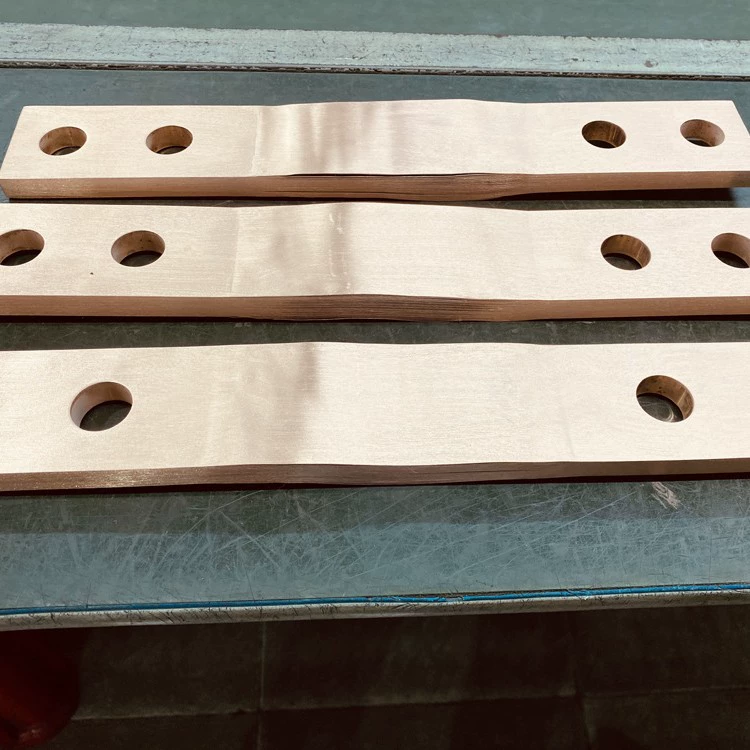 Фиолетовый медный лоток для проволоки с мягким соединением медной фольги с мягким соединением медной шины