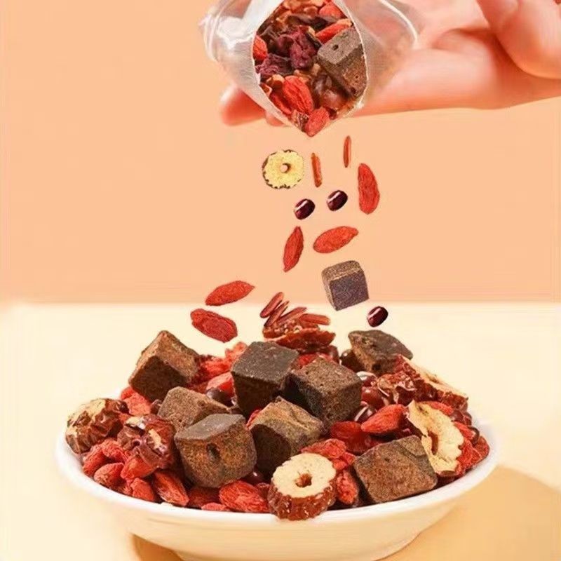 Ejiao Five Red Herbal Tea 120g Bag No-Brew Blend for Daily Wellness Drinks key features
