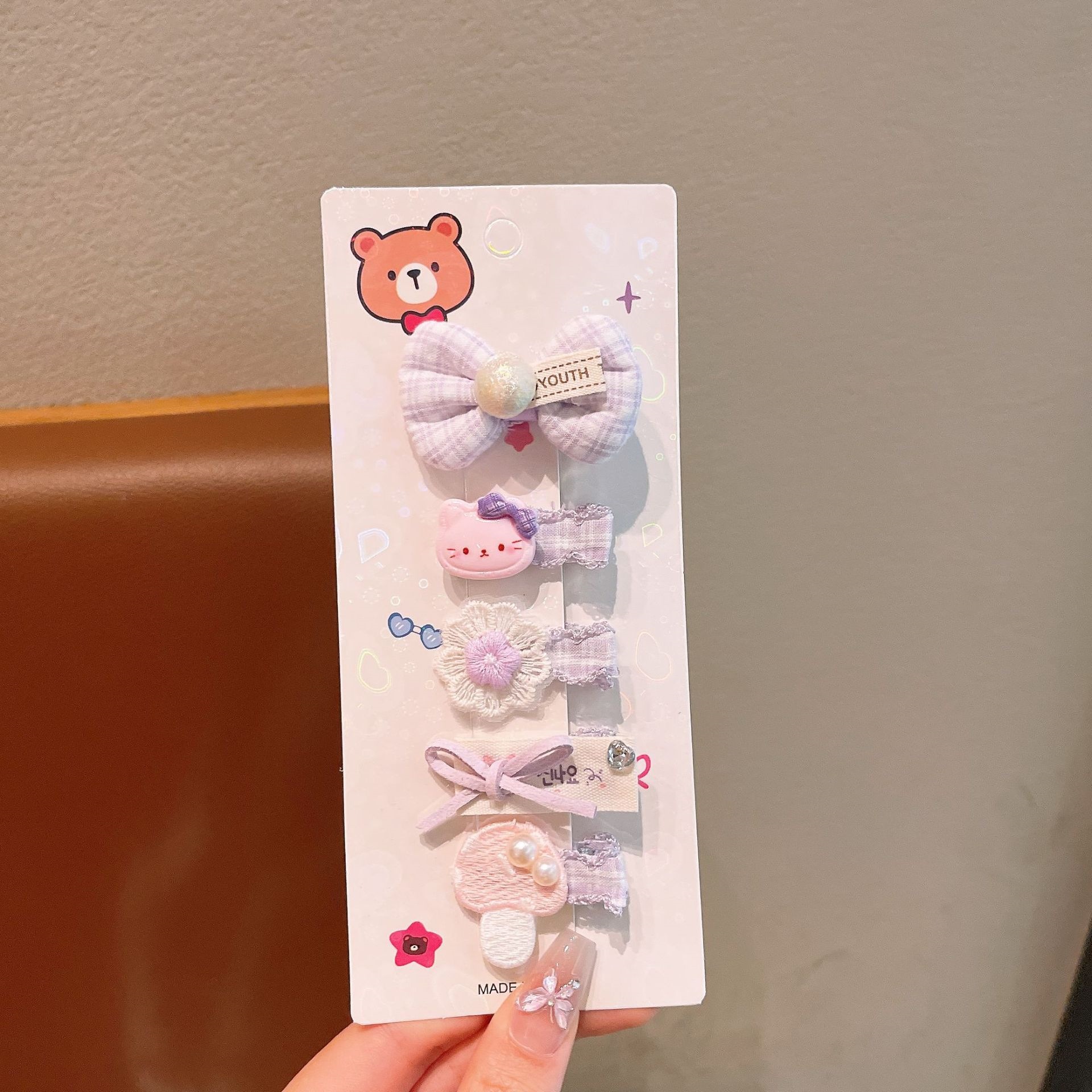 Clip de cabello para bebés y niños no lastiman el cabello para bebés, cabello roto para niñas, pinzas de cejas para niños, tocado al por mayor