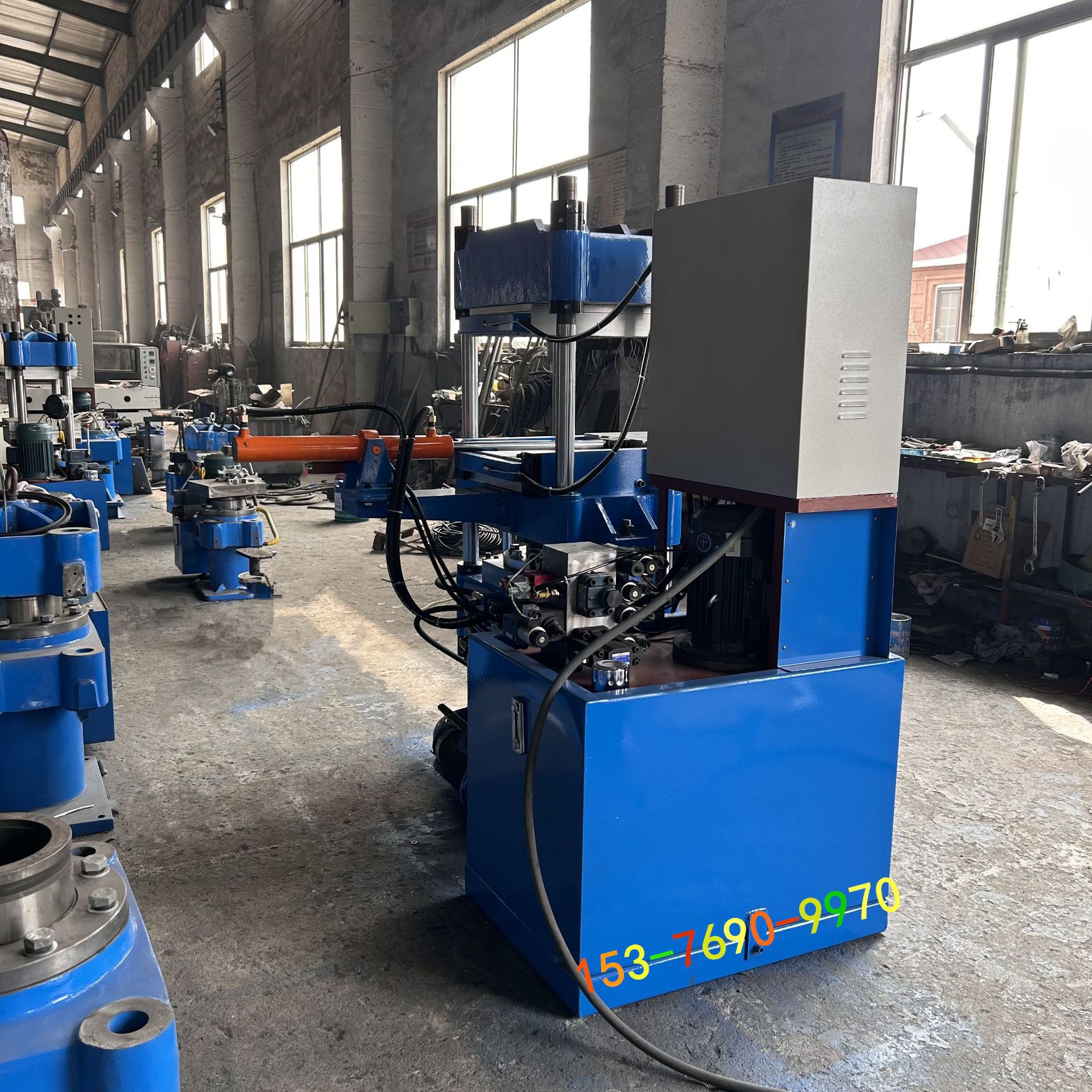 50吨400X400PLC强开全自动推拉硫化机