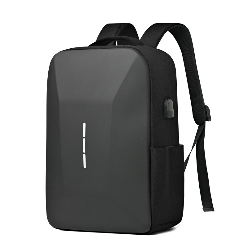 Cross-Border Multifunctional Computer Bag, Hard-Shell USB Rechargeable Backpack, Leisure Travel Business Commuter Backpack