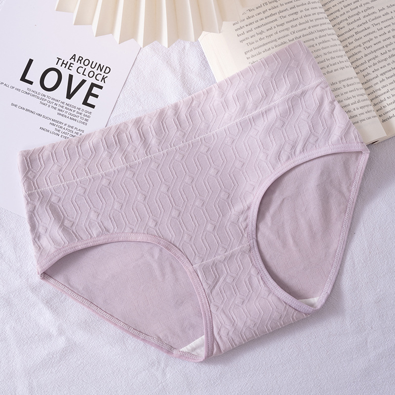 Ropa interior de mujer modal algodón transpirable antibacteriano inferior entrepierna chica sin costuras pantalones cortos de cintura media cabeza chica calzoncillos ropa interior