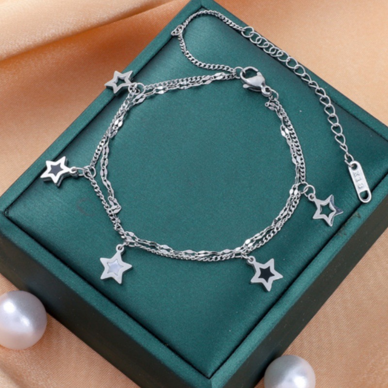 Corea del Sur Dongdaemun moda pulsera de acero de titanio nicho mujer diseño de acero inoxidable sensación de alta calidad joyas de pulsera transfronteriza universal