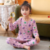 Children's cotton thermal underwear, set, pijama suitable for men and women, demi-season down jacket