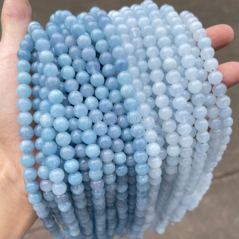 結晶徳ジュエリー海藍宝玉髄散珠水色玉玉玉玉玉diyブレスレットビーズアクセサリー卸売り|undefined