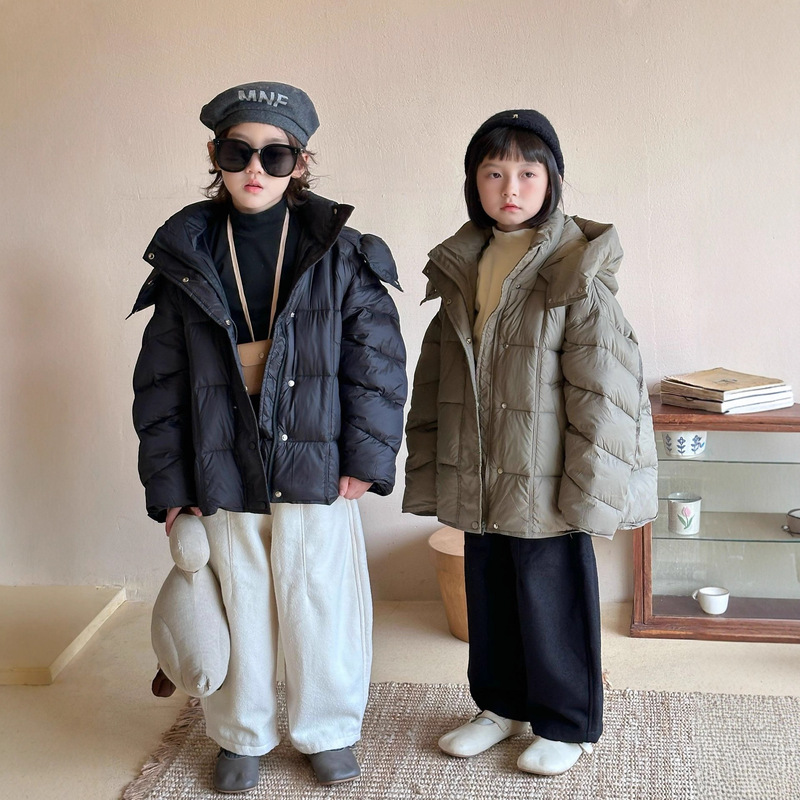 [Special Clearance] 2025 Winter New Korean Style Children's White Duck down Jacket Boys' Designer down Jacket