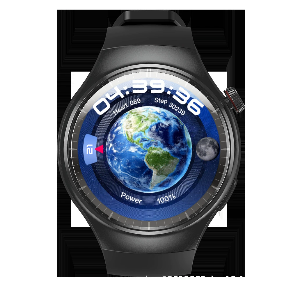 AMOLED 1.4‑дюймовый круглый экран, GPS‑навигация, звонки, мультиспортивный DM80 Android 4G смарт‑часы со стальным ремешком