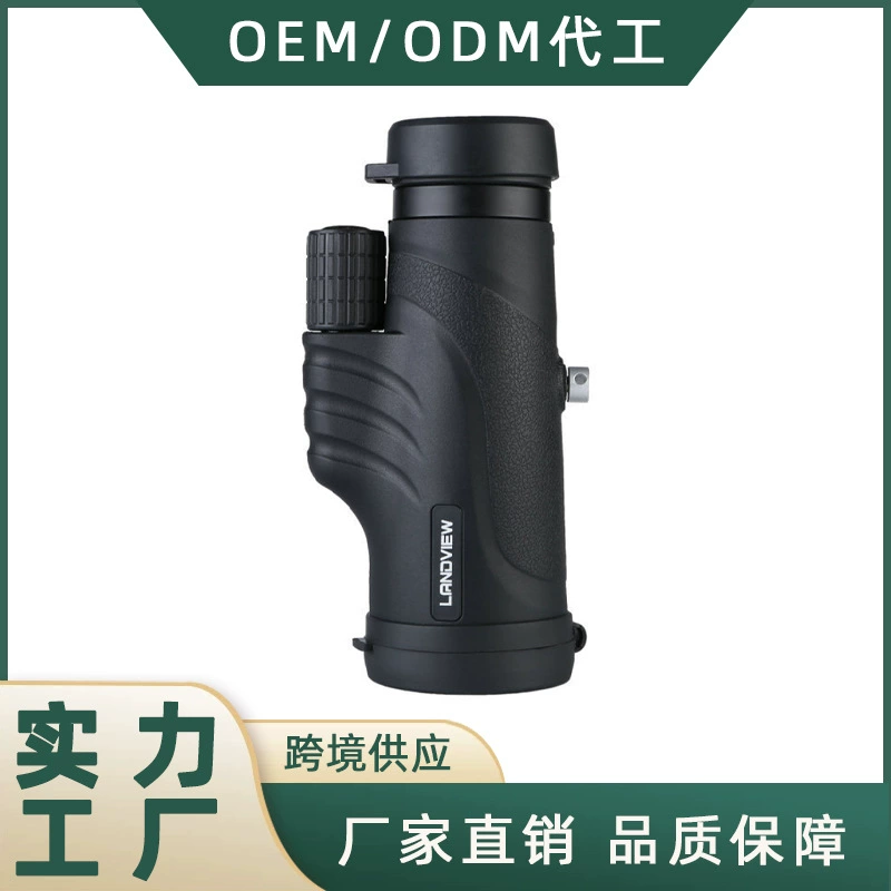 Трансграничная поставка Новый мерцающий 10x42 большой окуляр, широкоугольный монокулярный телескоп, маленькая портативная вращающаяся маска для глаз