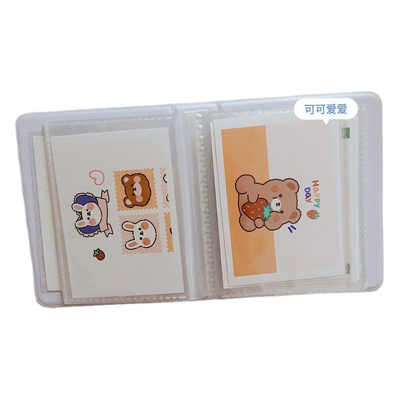 Ins Стиль Три-дюймовый любовный альбом Полароид Фото Хранение Альбом Карты Альбом Звезда Карта Прозрачная Внутренняя Страница Коллекция