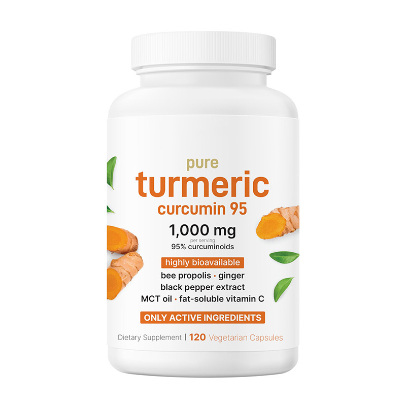 亚马逊爆品膳食补充姜黄素胶囊  Turmeric curcumin姜黄素胶囊|undefined