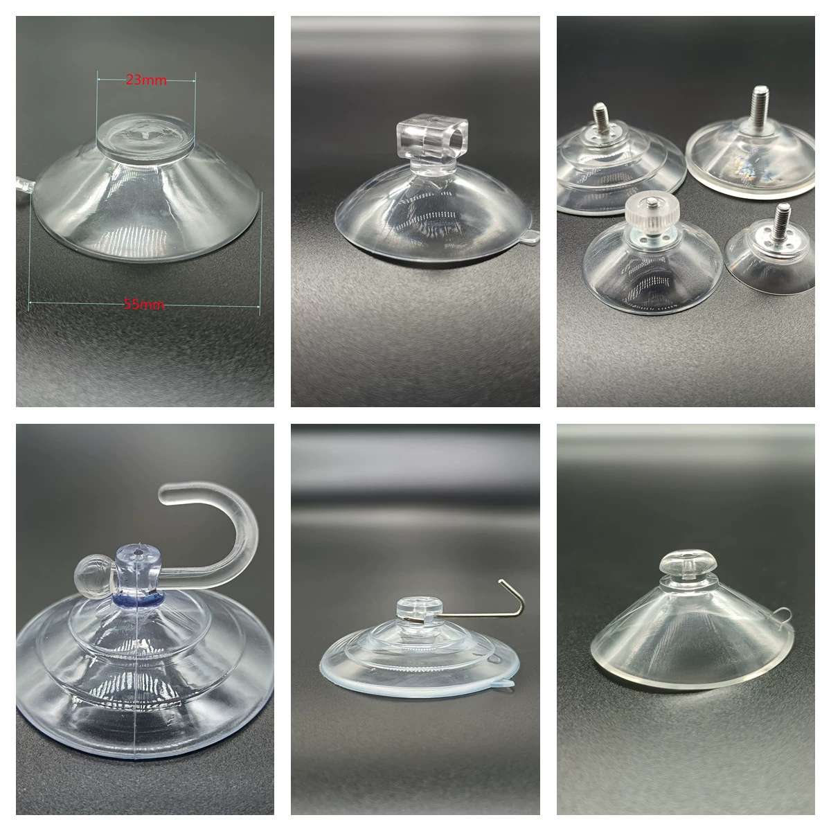 Стеклянная прозрачная присоска с грибовидной головкой ПВХ Вакуумная присоска крюк Железный винт присоска винтовая присоска M5