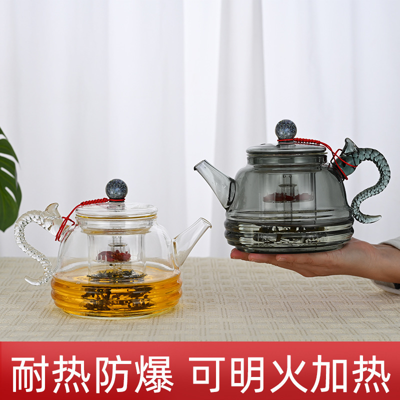 Capacious teapot for home use