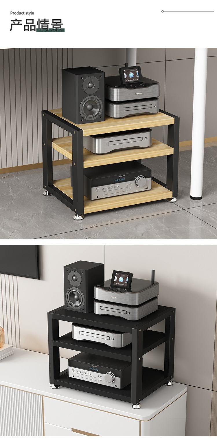 Desktop Amplifier Cabinet, Small Rack, Headphone Amplifier, Sound Card, Decoder, Audio Stand, Sub-Mixer