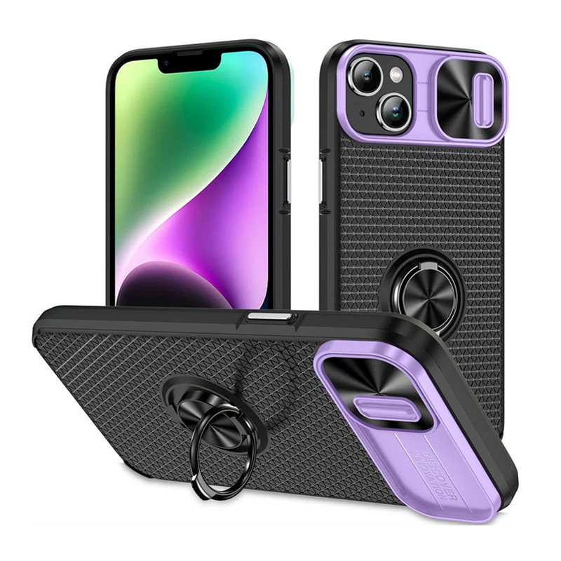 IPhone 15 TPU PC指環押し窓ケース全包携帯ケースiPhone 15シリーズ磁気吸引保護ケース|undefined
