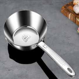 316不锈钢水瓢家用厨房水漂舀水勺食品级加厚长柄盛水票铁304