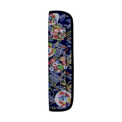 Seat belt shoulder pad belt cover personality National style - cloud-crane-blue-wind-edge-shoulder-pad-30cm-long