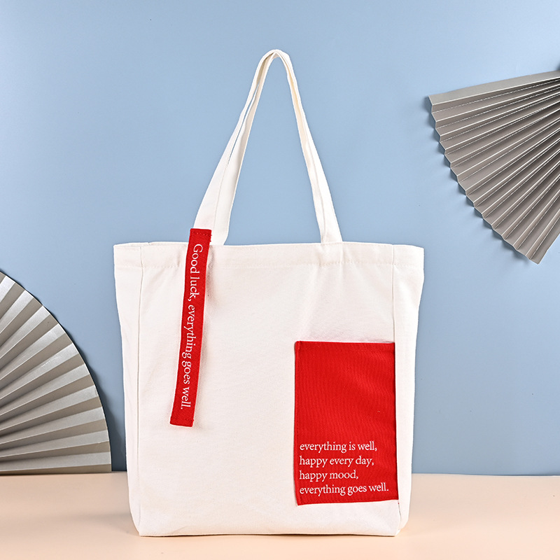 创意帆布袋定 制印logo空白礼品棉布袋学生单肩手提袋购物袋批发