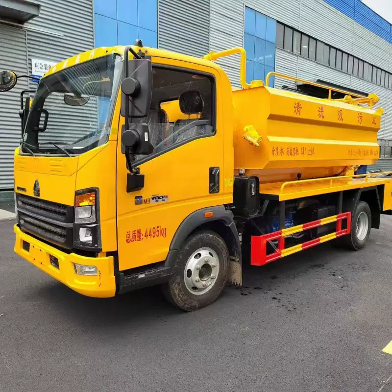 厂家直销重洗高压清洗带吸污 高压清洗吸污车 品质优良大型自吸