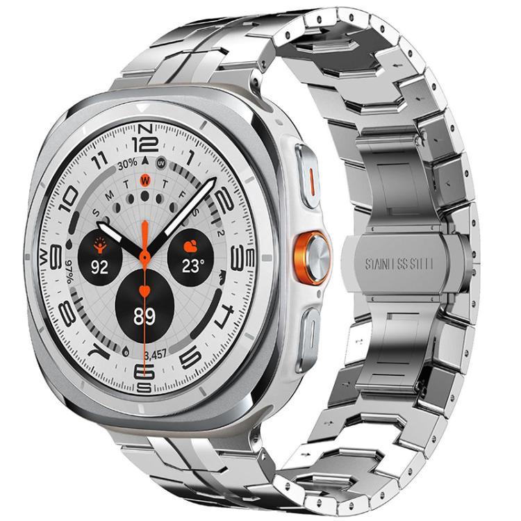 xDfind Iron Man Butterfly Buckle Correa de acero inoxidable para Samsung Galaxy Watch8 / 8 Classic / Samsung Galaxy