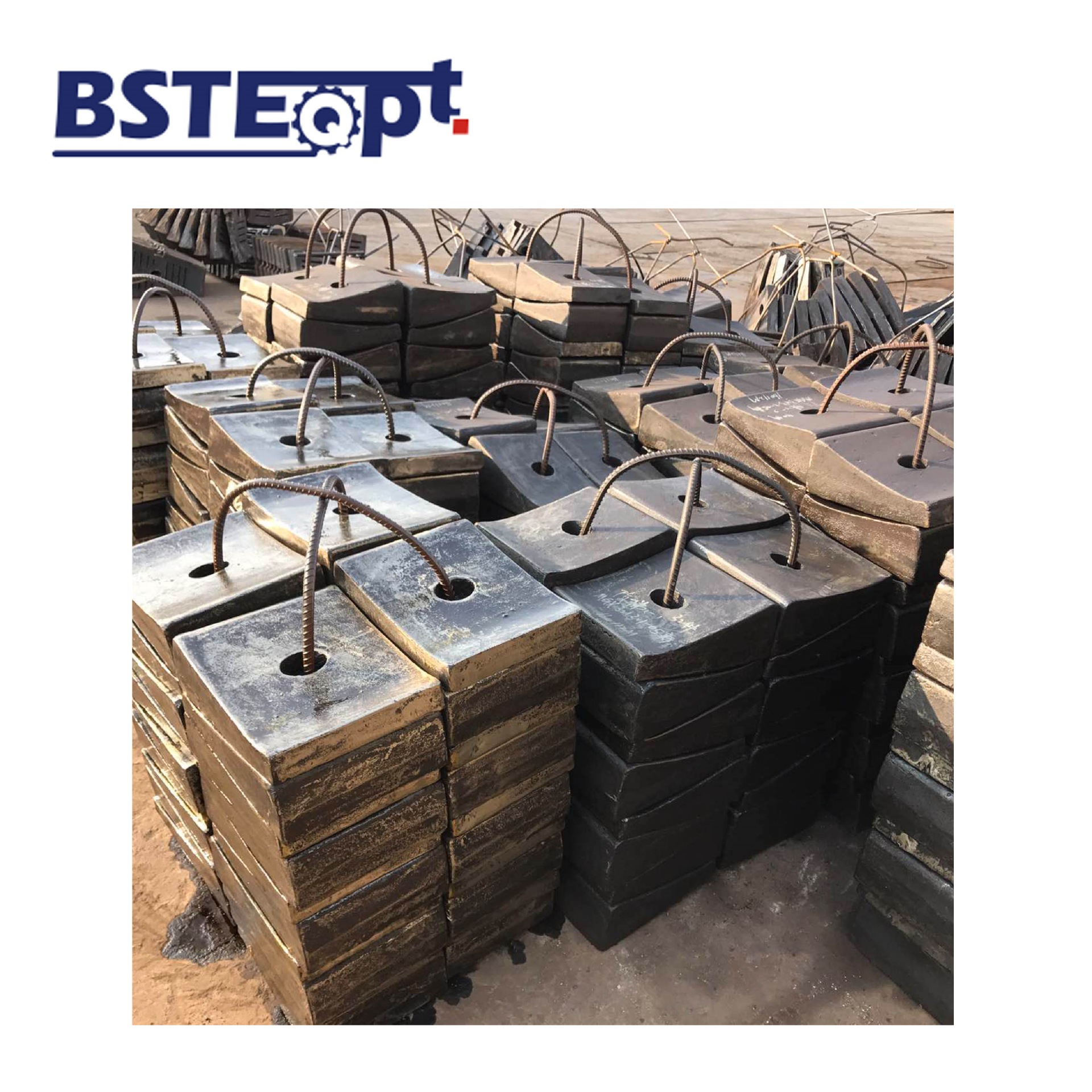 球磨机用水泥生产线研磨设备零件衬板