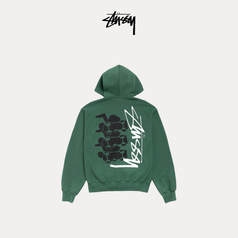 Cross-border STU Stussy trendy skateboard logo hooded zip-up sweatshirt jacket 26 autumn/winter new model unisex Cross-border STU Stussy trendy skateboard logo hooded zip-up sweatshirt jacket 26 autumn/winter new model unisex