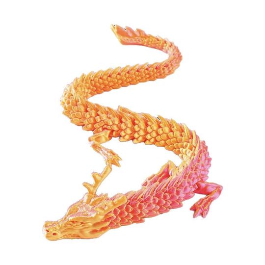3D Printing Dragon Ornaments Chinese Dragon Cross-border Dragon Egg 3D Printing Dragon Ornaments Toys Handmade Gift Crafts Wholesale