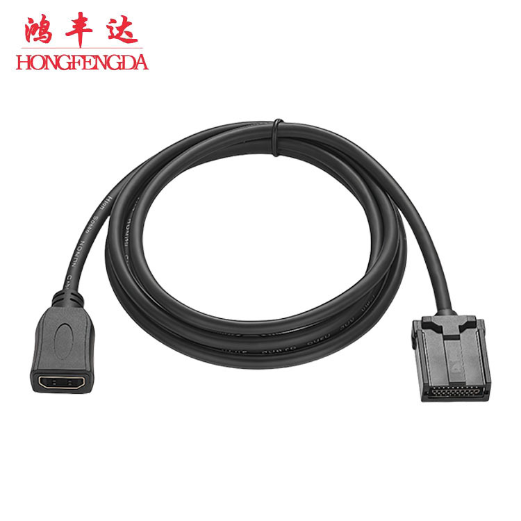 HDTV 車載オーディオおよびビデオ HDMI ケーブル 専用ケーブル HDMI E タイプ - A M/F 4K 高解像度ケーブル