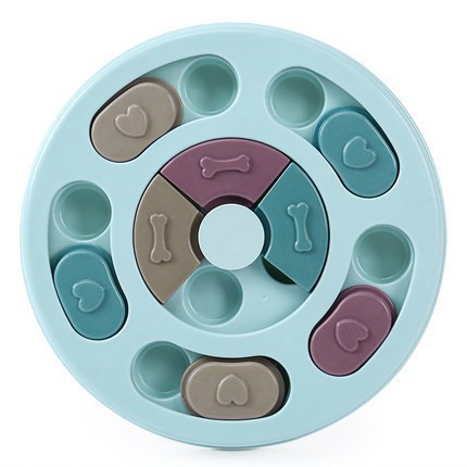 Amazon nuevo juego de puzzle para perros alimentador anti-asfixia entrenamiento tazón de comida lenta tazón para perros tazón para perros artículos de mascotas