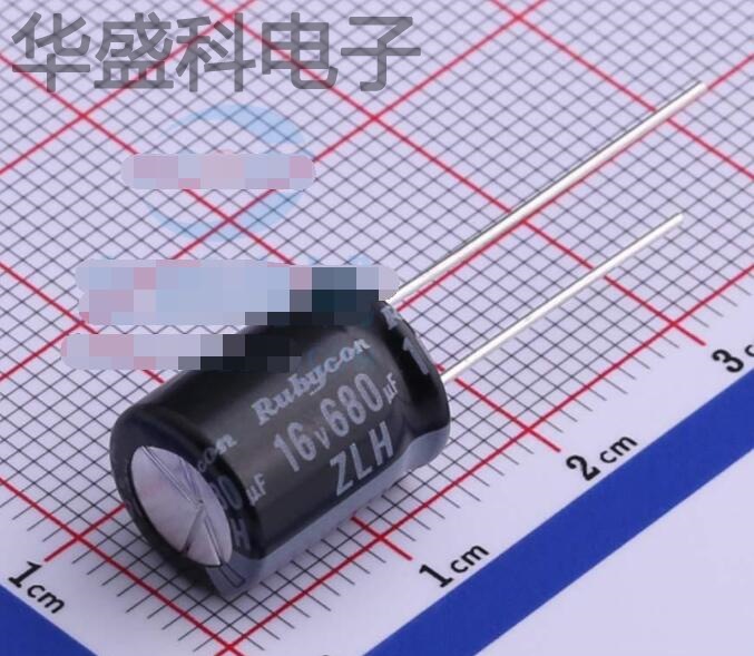 16ZLH680MEFC10X12.5 描述 680uF 16V 引线型铝电解电容 厂家直销