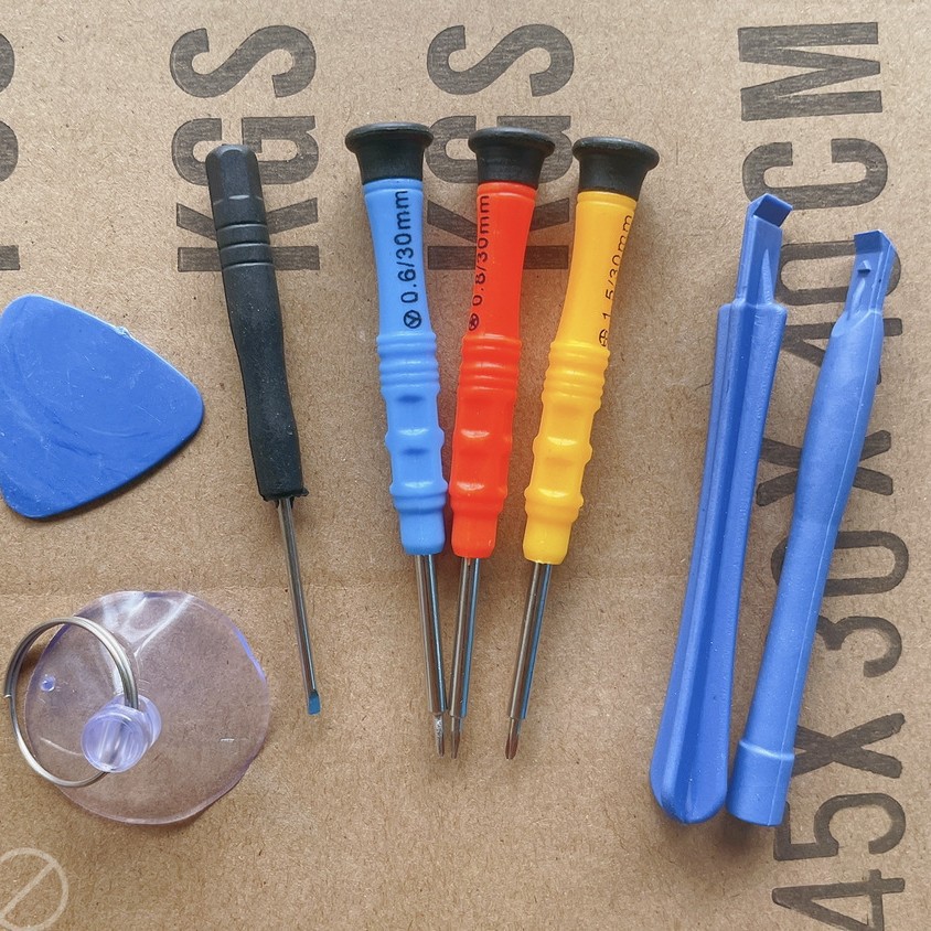 iphone 苹果 5 5S 6 7 8 X拆机工具9件套 螺丝刀 拆机棒 吸盘撬片