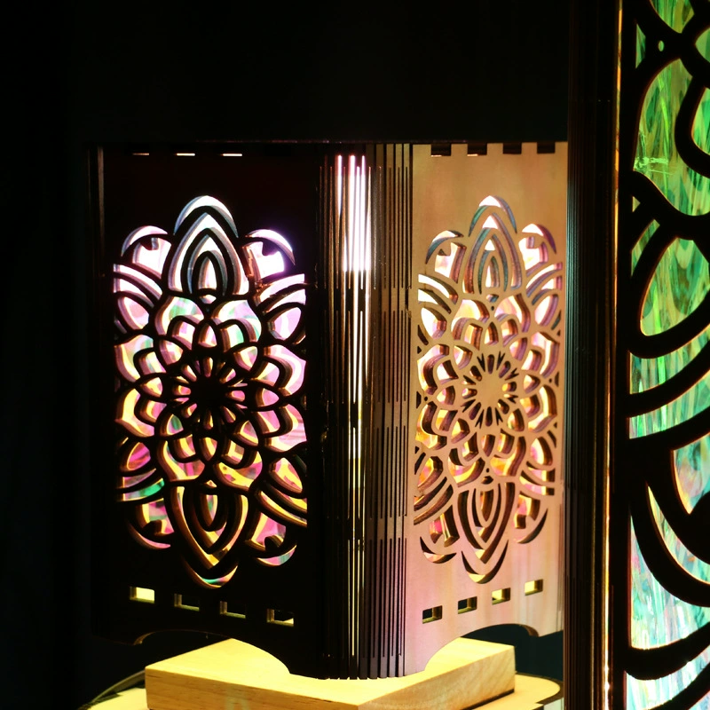 Трансграничный Новый Винтажный марокканский деревянный ветряной светильник свеча полый фонарь Мандала украшения декоративный атмосферный реквизит