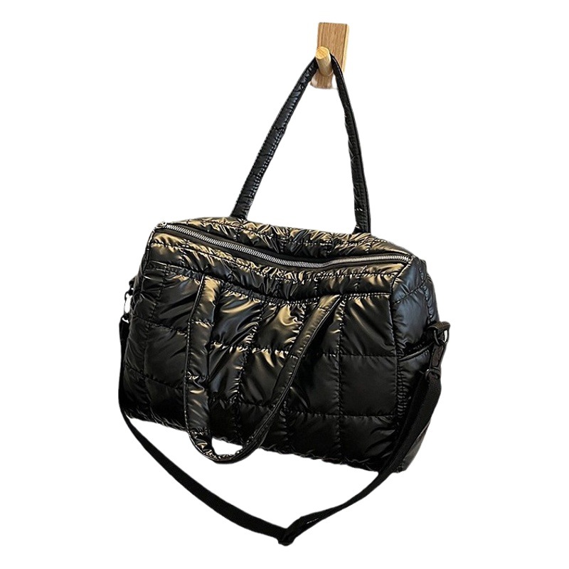 Bolso de hombro de algodón, moda europea y americana, bolso de algodón de estilo transfronterizo, bolso de mujer simple de gran capacidad, bolso de moda de estilo coreano