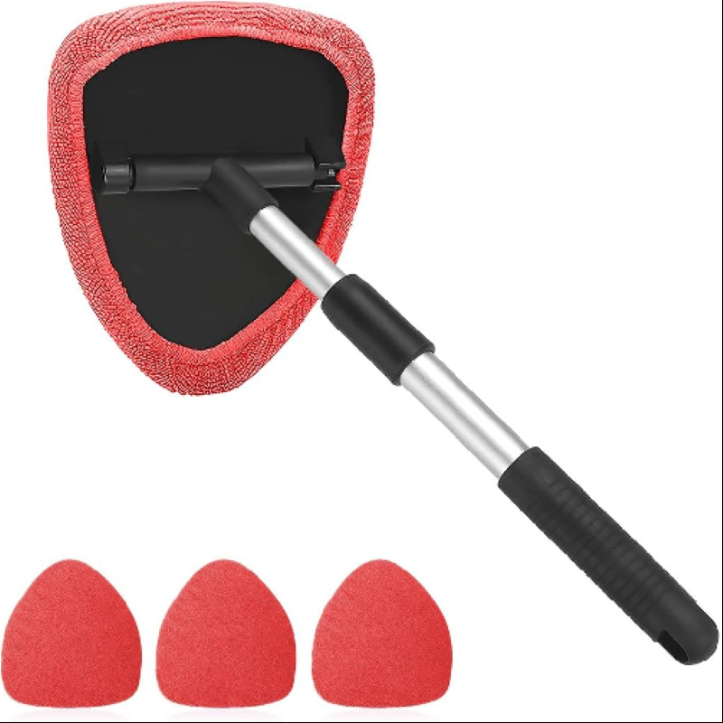 車のフロントガラスの清潔な拭き取り、ウインシールド、ワンダーTV電気商アルミ合金伸縮式洗車窓ブラシ