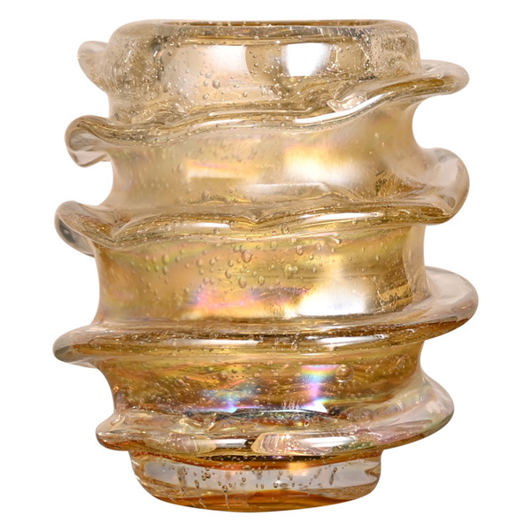 Creative golden glass decorations for living room