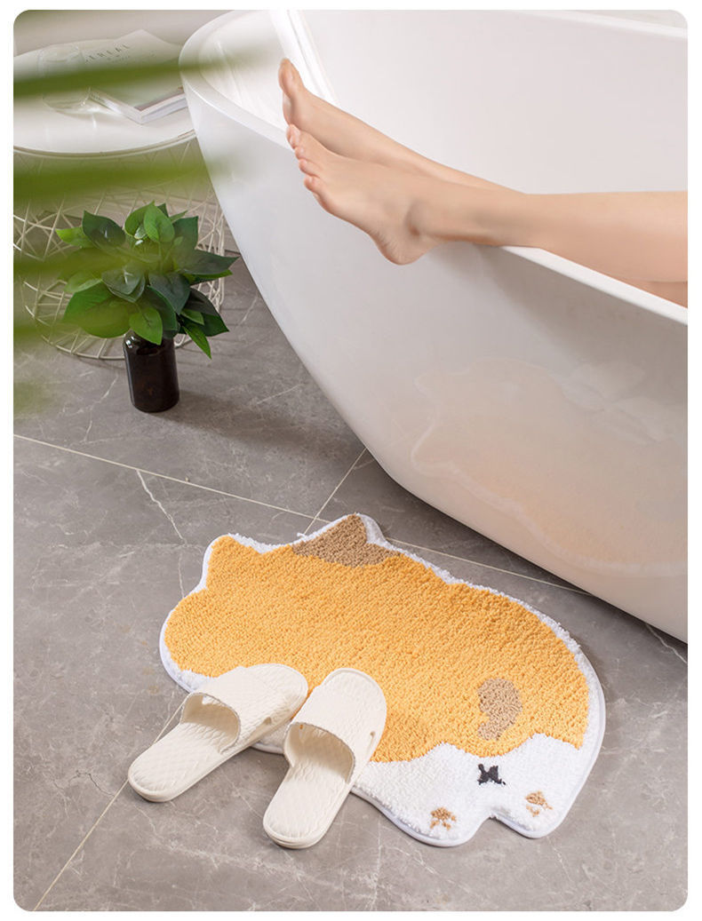 Cute Animal Polyester Floor Mat display picture 3