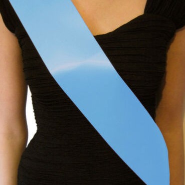 Europa y América soltero correa de hombro etiqueta cinturón de etiqueta DIY multicolor ceremonia en blanco con correas de satén de una sola capa